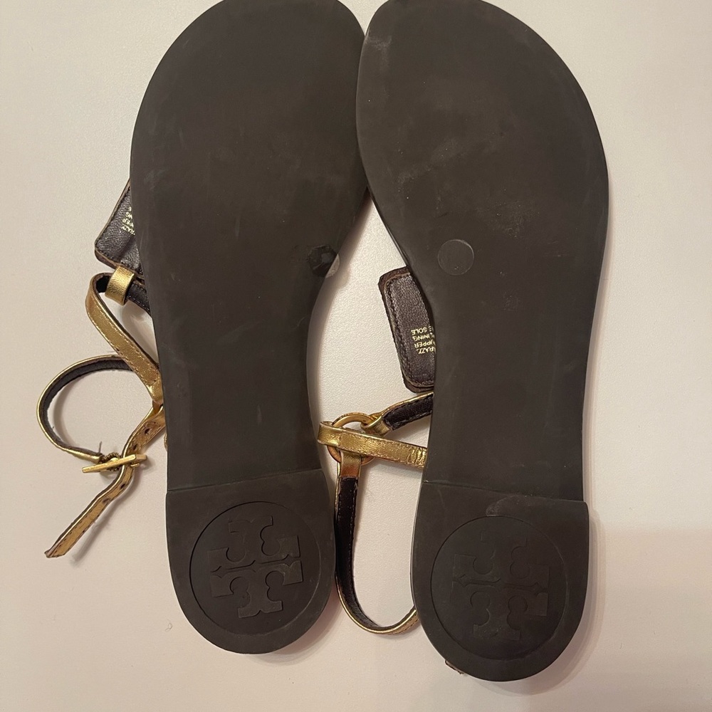 Tory Burch Jeweled Thing Sandal, size 6